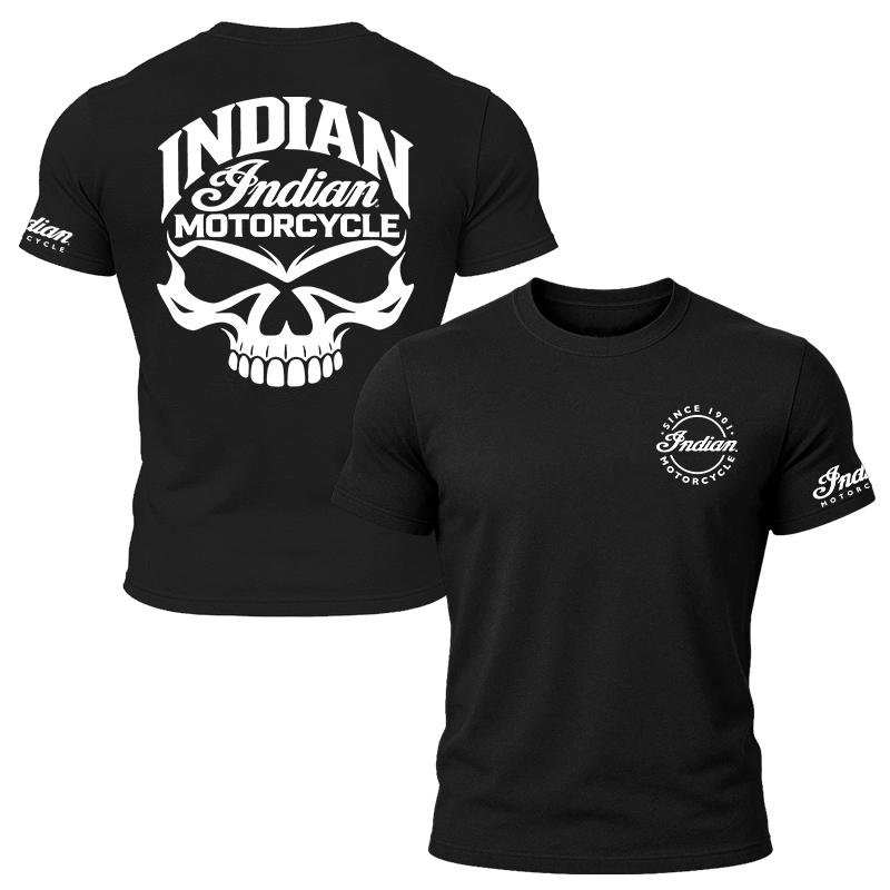 Indian Motorcycle Printed Oversized Unisex T-shirt Image - 1