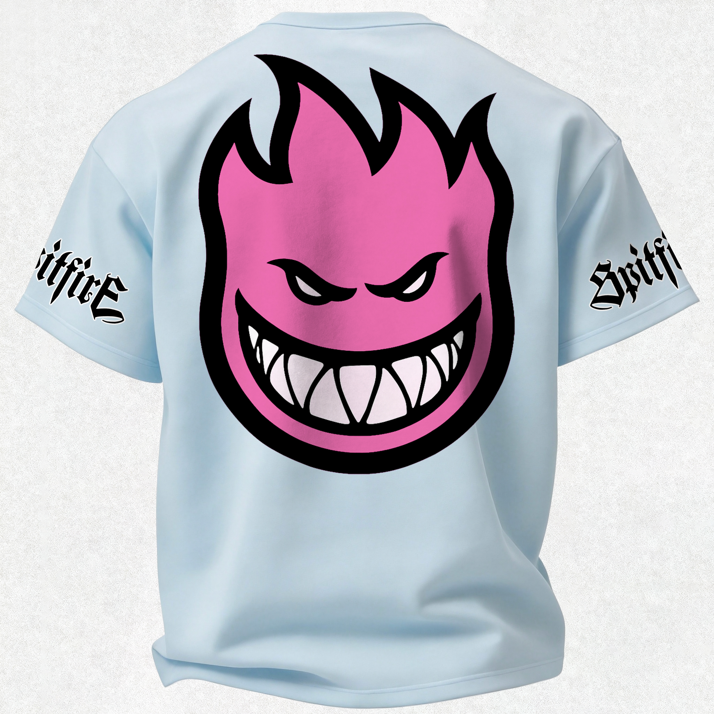 Spitfire Wheels Bighead Printed Oversized Unisex T-shirt Image - 21