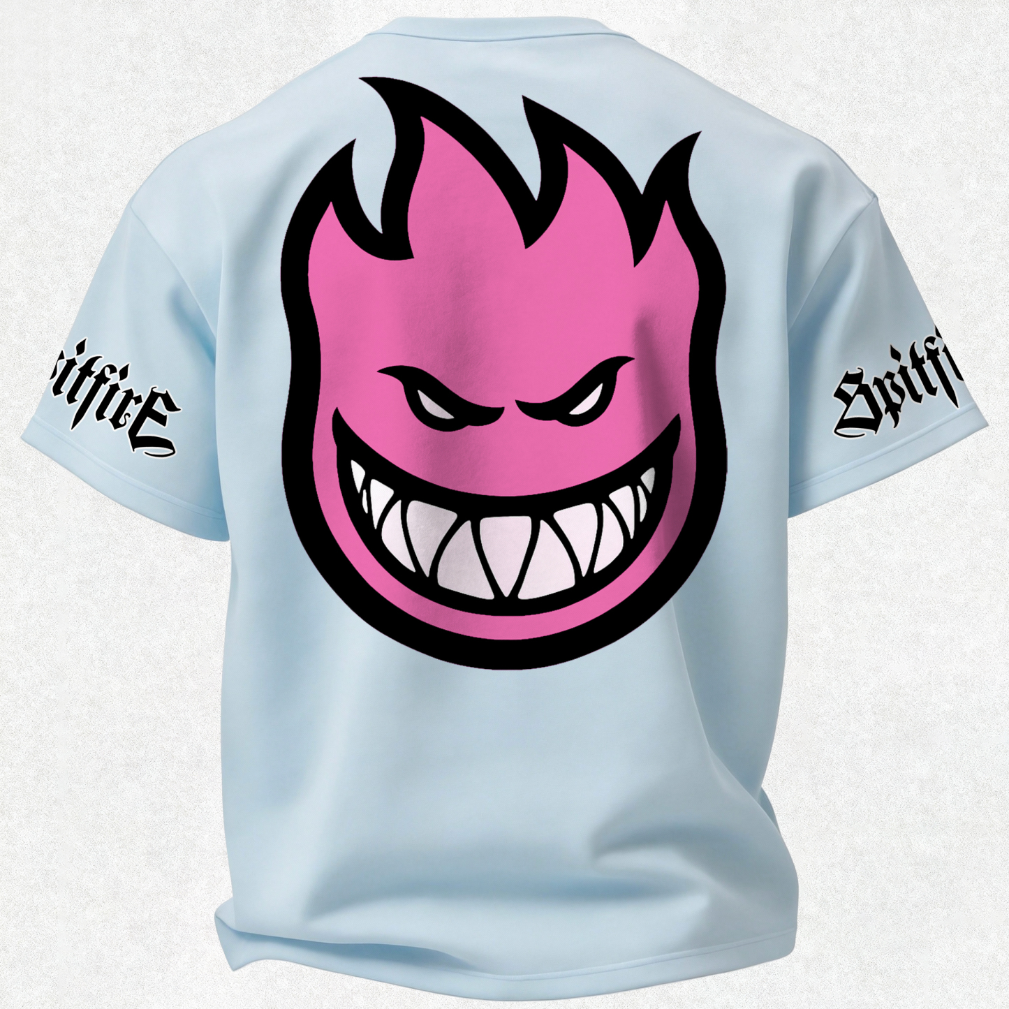 Spitfire Wheels Bighead Printed Oversized Unisex T-shirt Image - 21