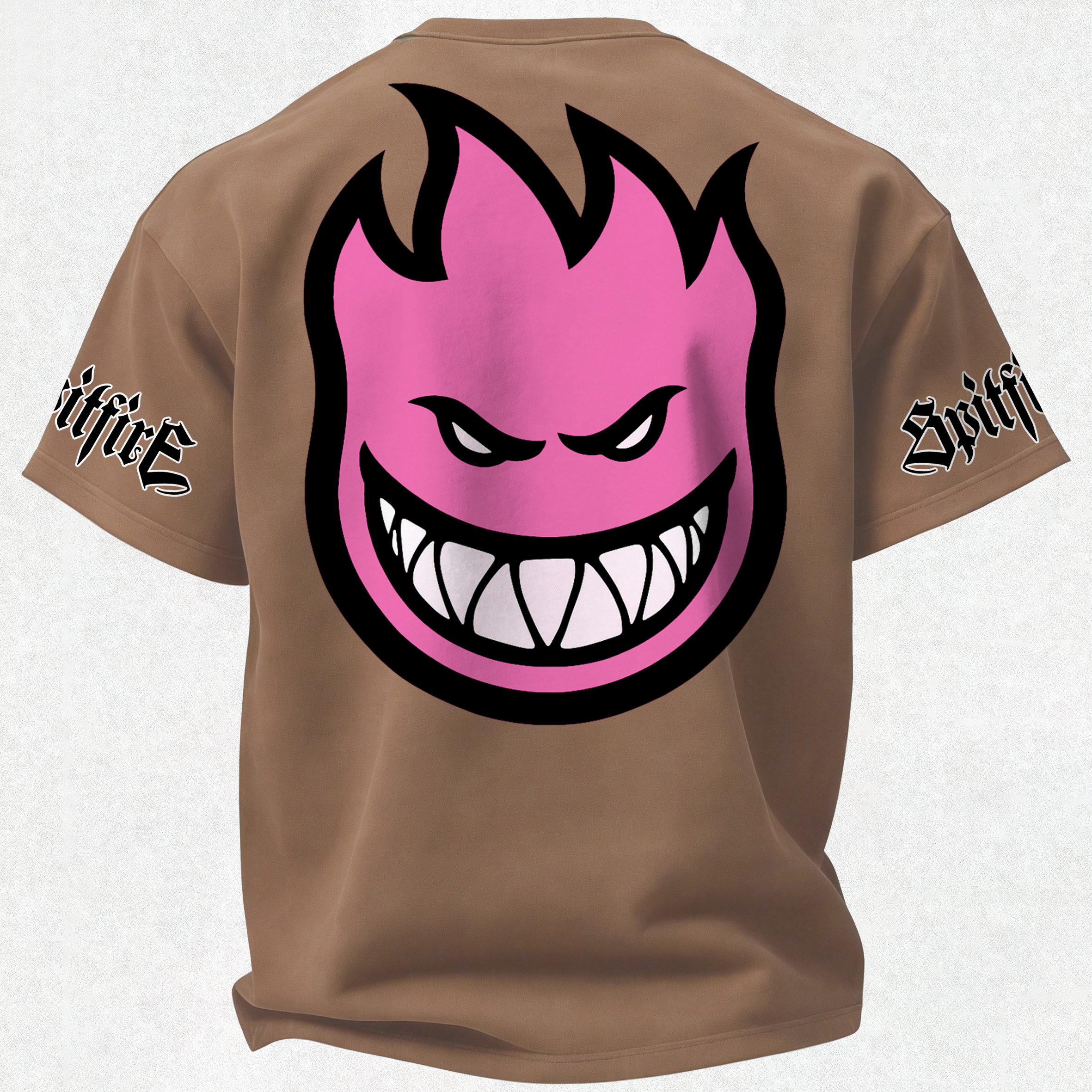 Spitfire Wheels Bighead Printed Oversized Unisex T-shirt Image - 30