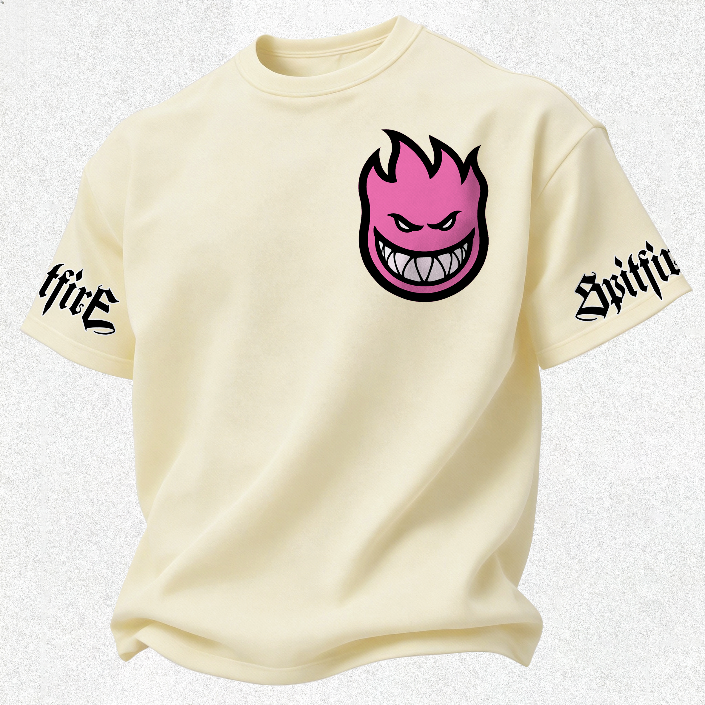 Spitfire Wheels Bighead Printed Oversized Unisex T-shirt Image - 23