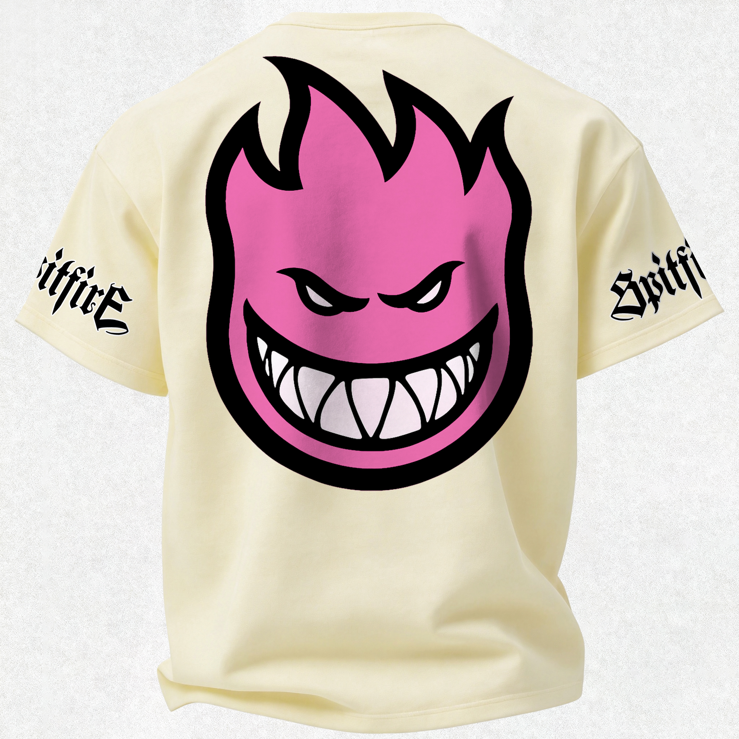 Spitfire Wheels Bighead Printed Oversized Unisex T-shirt Image - 24