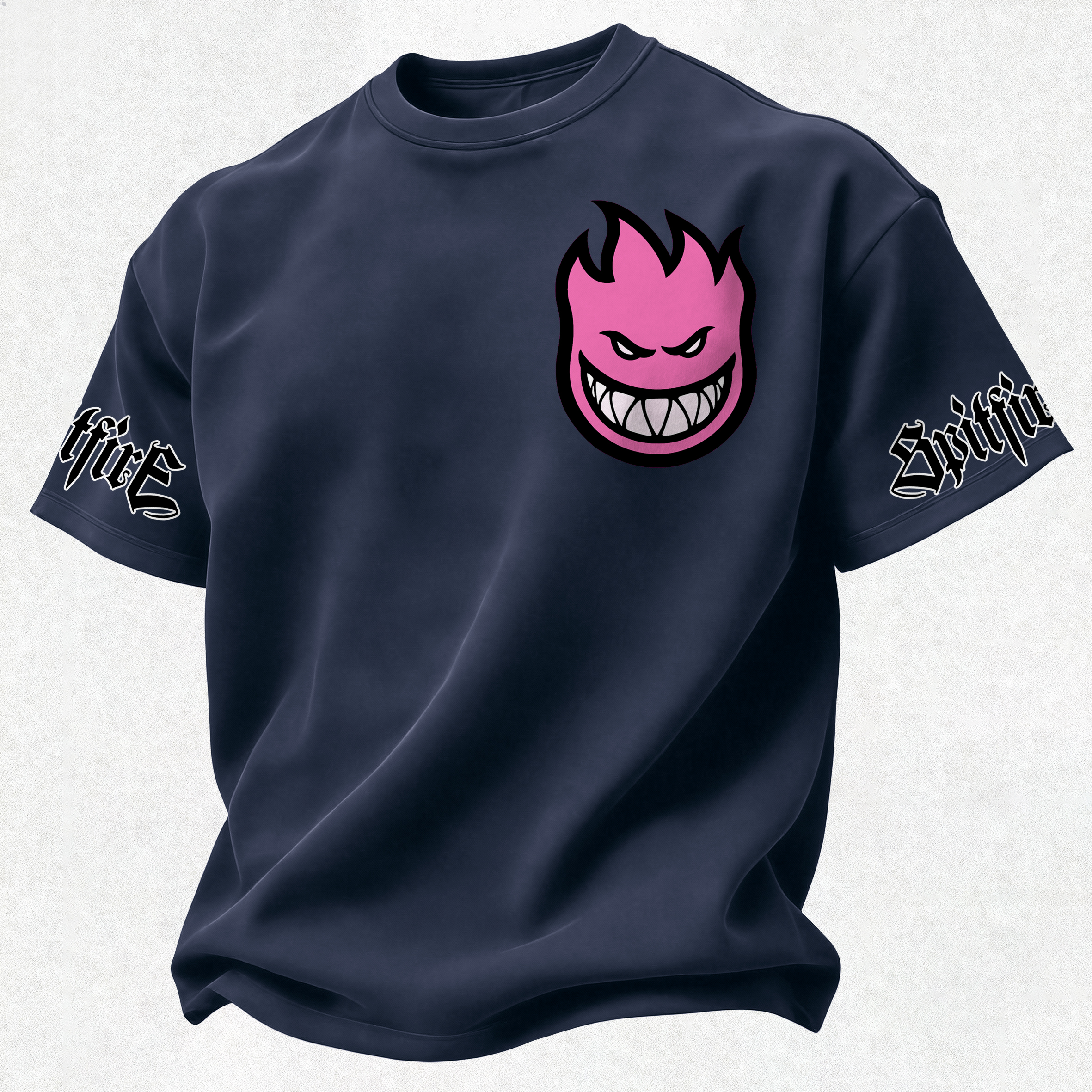 Spitfire Wheels Bighead Printed Oversized Unisex T-shirt Image - 14