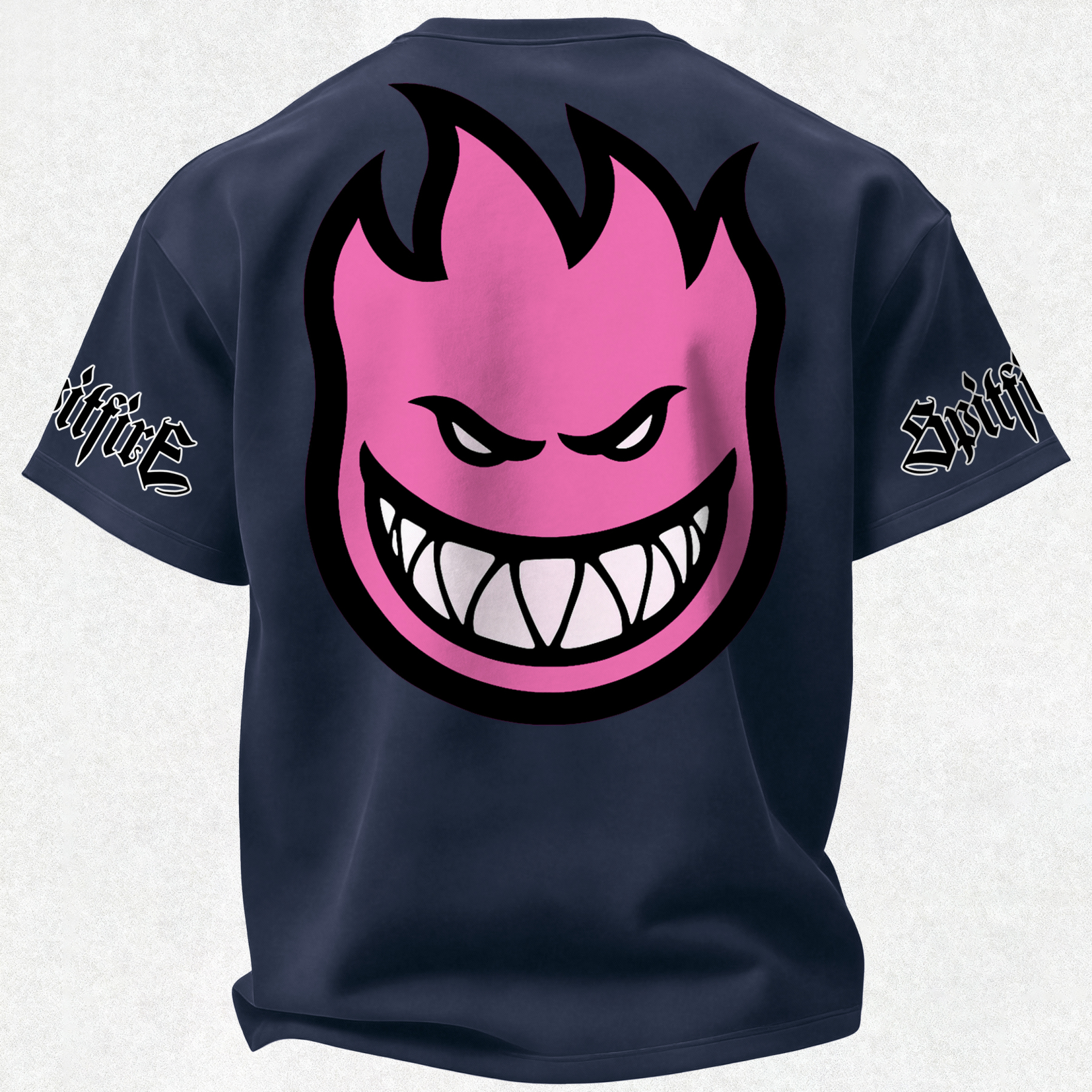 Spitfire Wheels Bighead Printed Oversized Unisex T-shirt Image - 15