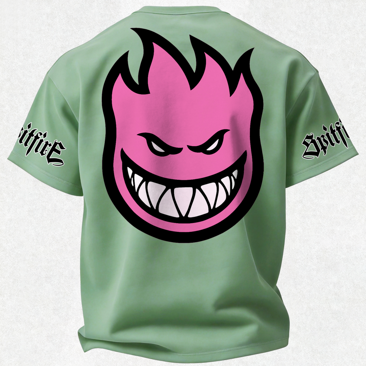 Spitfire Wheels Bighead Printed Oversized Unisex T-shirt Image - 27
