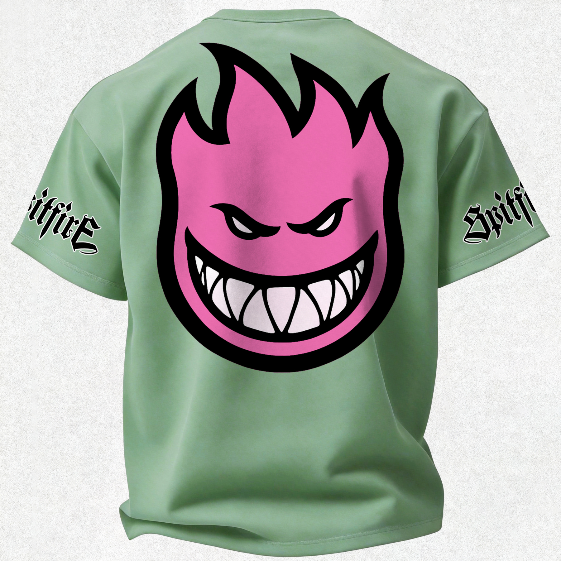 Spitfire Wheels Bighead Printed Oversized Unisex T-shirt Image - 27