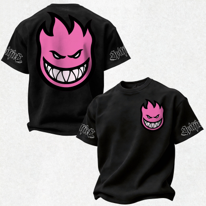 Spitfire Wheels Bighead Printed Oversized Unisex T-shirt Image - 4