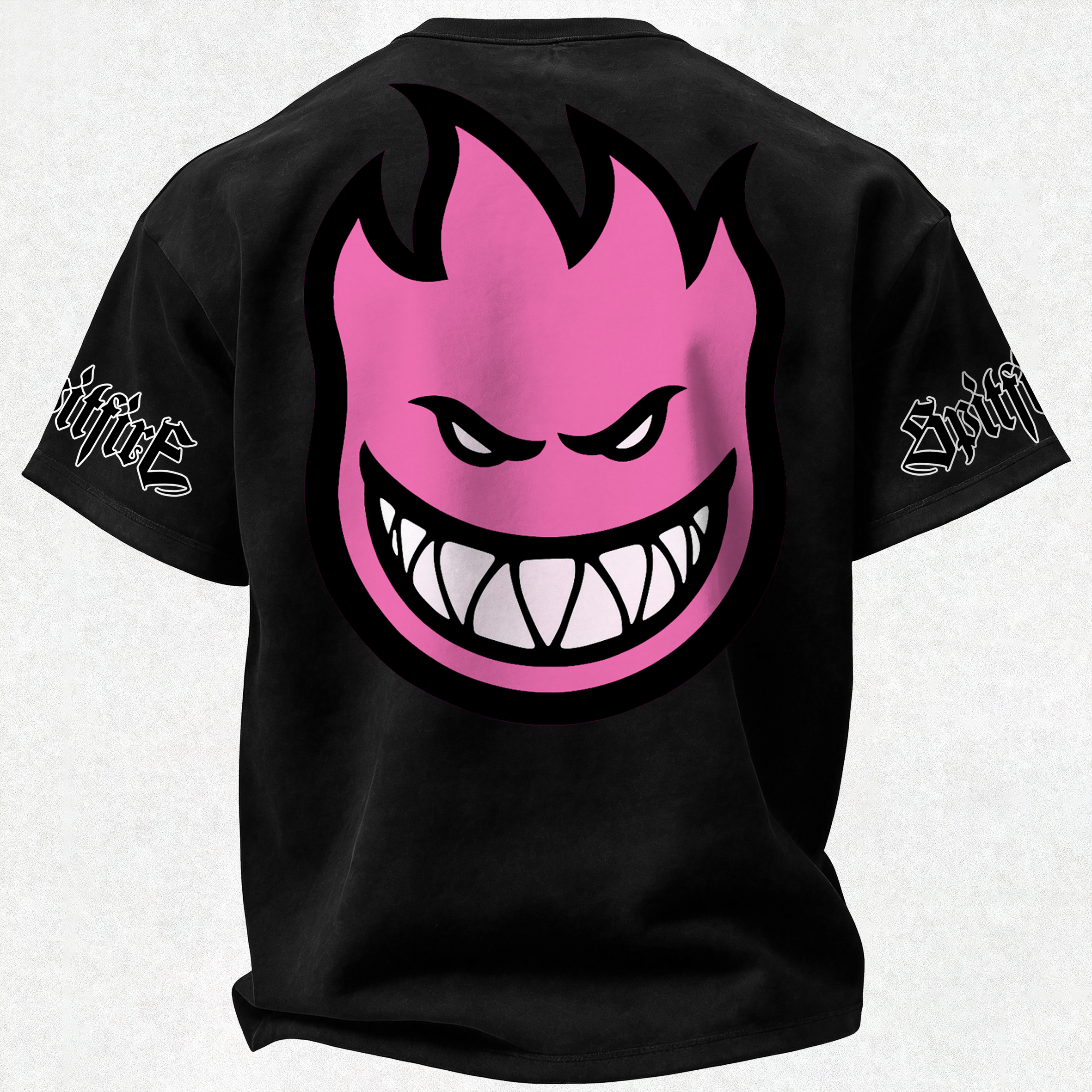 Spitfire Wheels Bighead Printed Oversized Unisex T-shirt Image - 6