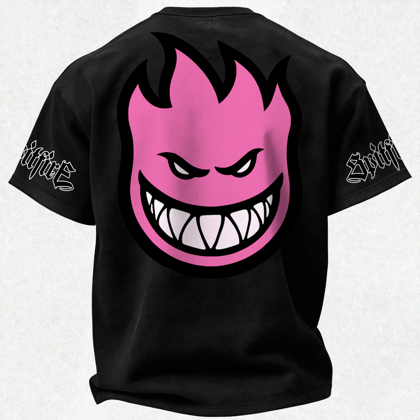 Spitfire Wheels Bighead Printed Oversized Unisex T-shirt Image - 6