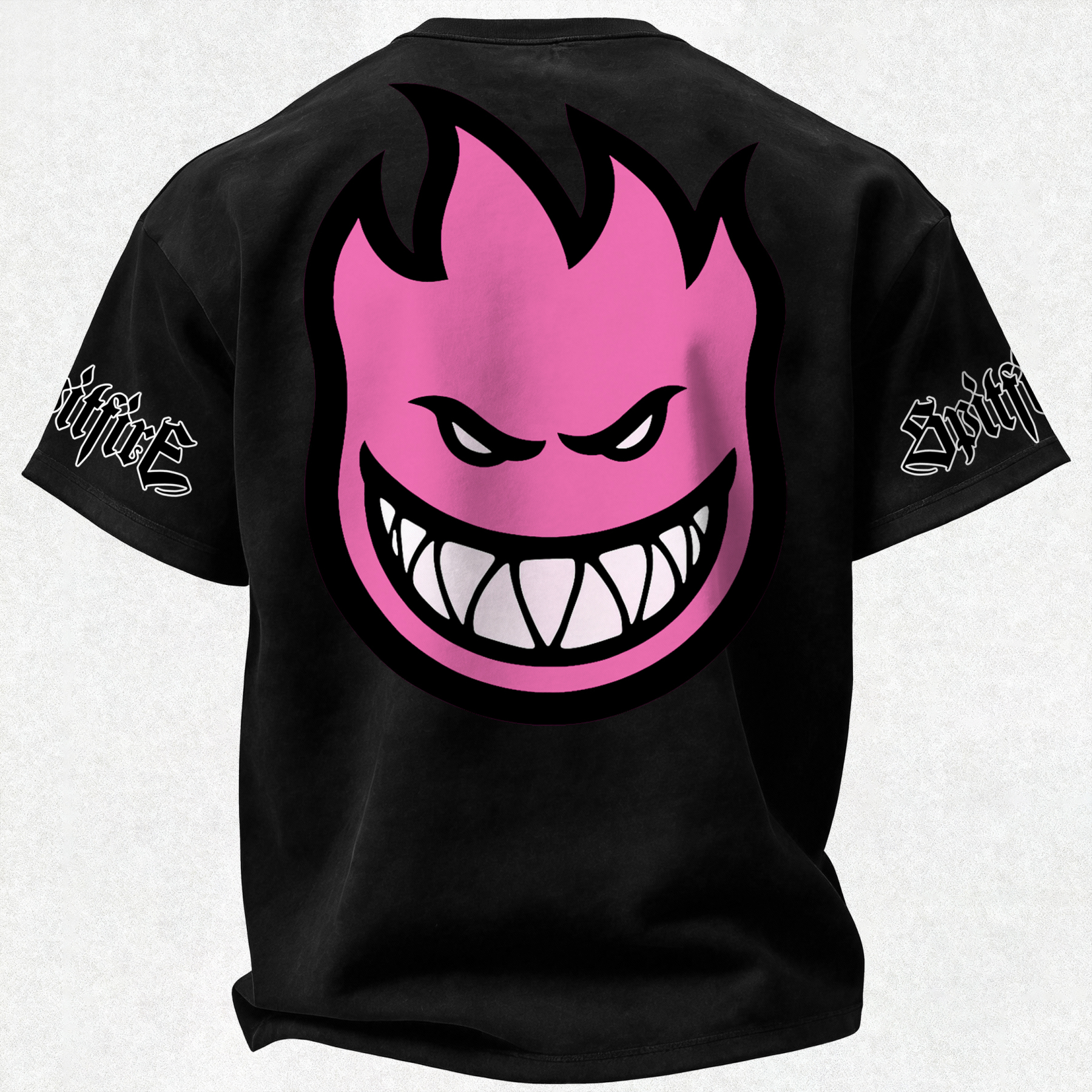 Spitfire Wheels Bighead Printed Oversized Unisex T-shirt Image - 6