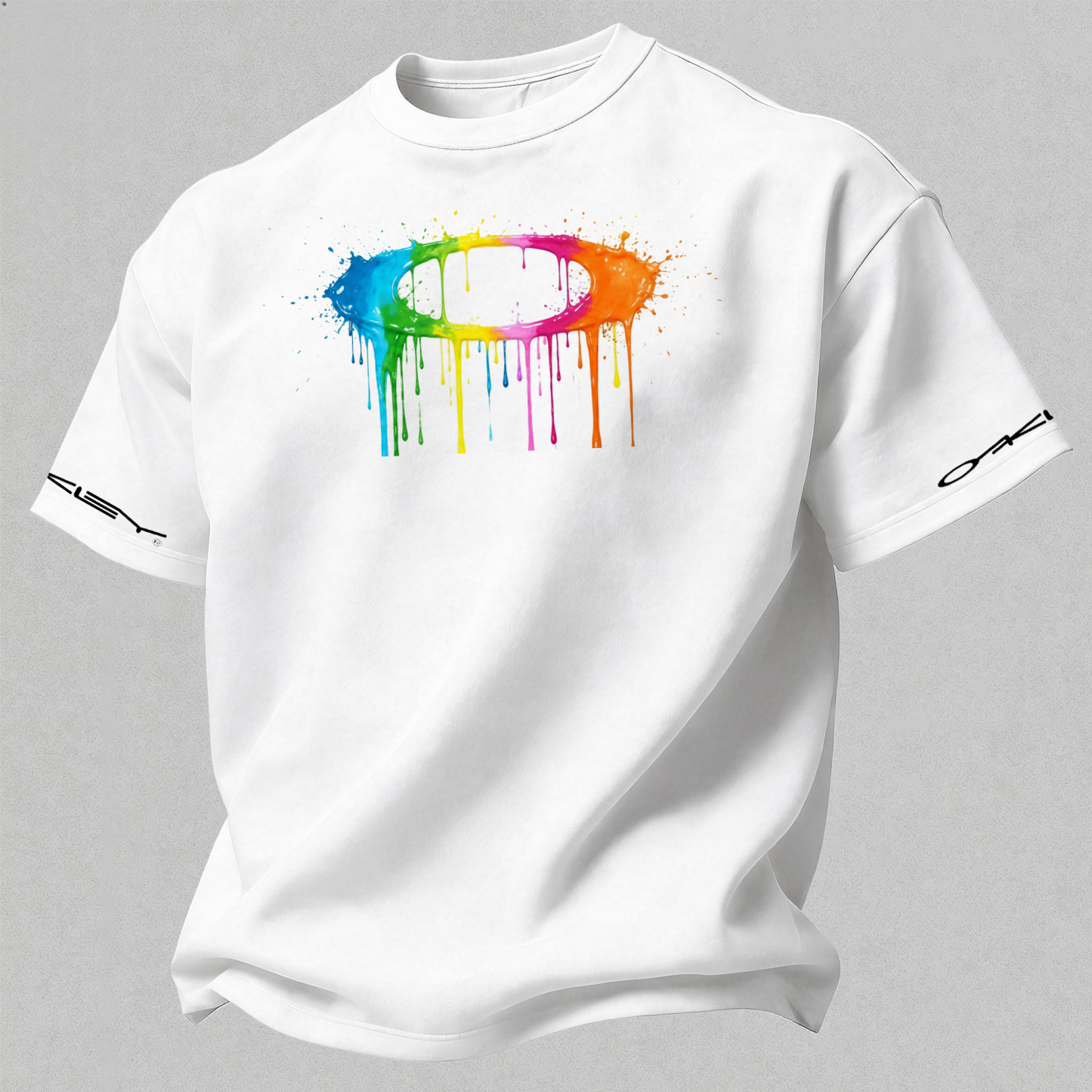 Oakley Printed Oversized Unisex T-shirt Image - 2