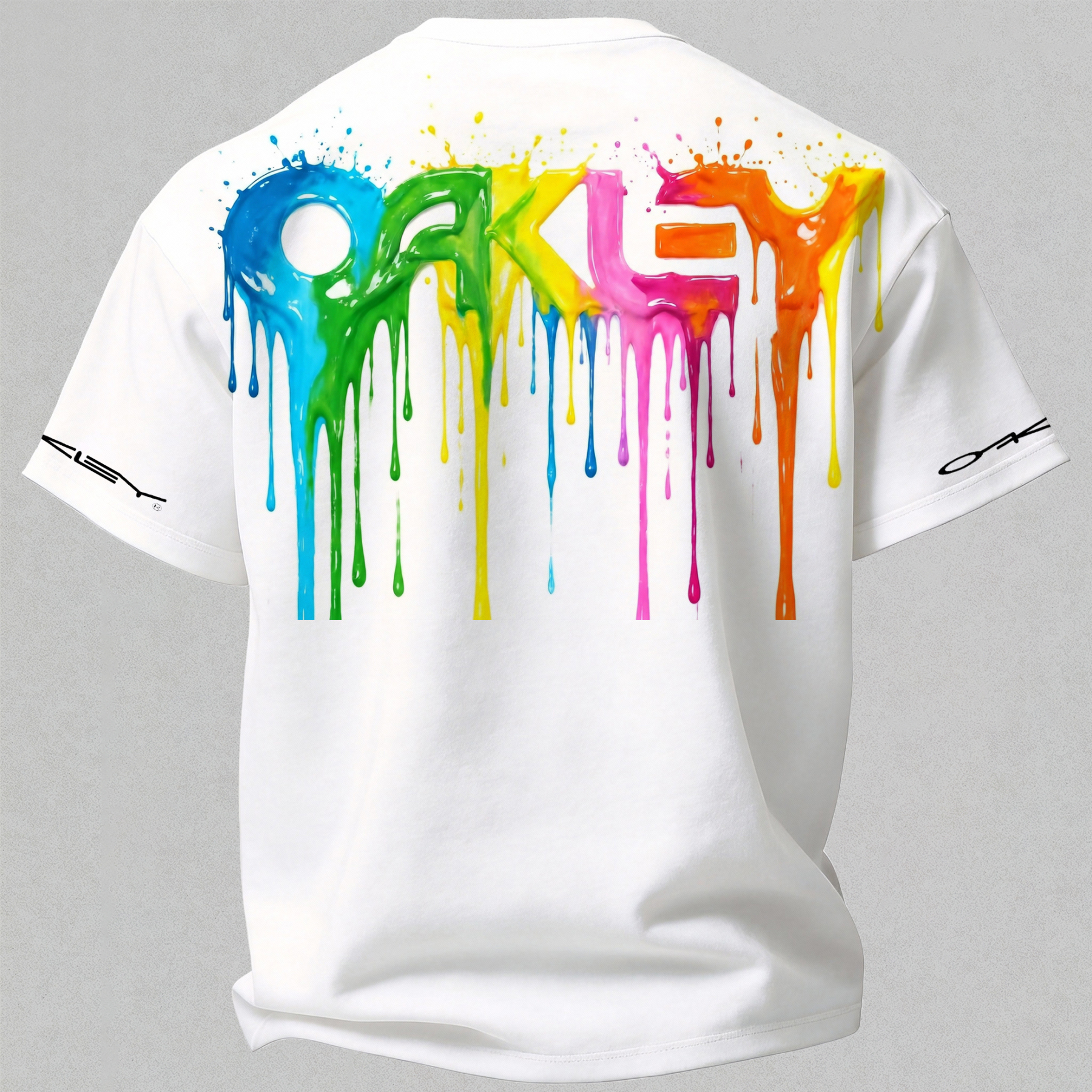 Oakley Printed Oversized Unisex T-shirt Image - 3