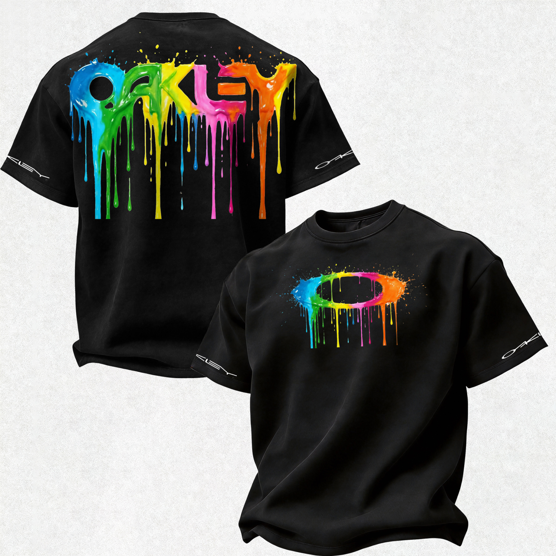 Oakley Printed Oversized Unisex T-shirt Image - 4