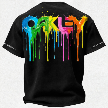 Oakley Printed Oversized Unisex T-shirt Image - 6