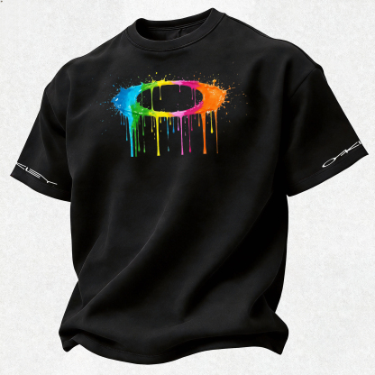 Oakley Printed Oversized Unisex T-shirt Image - 5