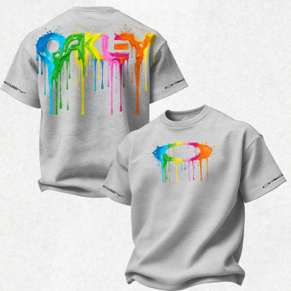 Oakley Printed Oversized Unisex T-shirt Image - 19