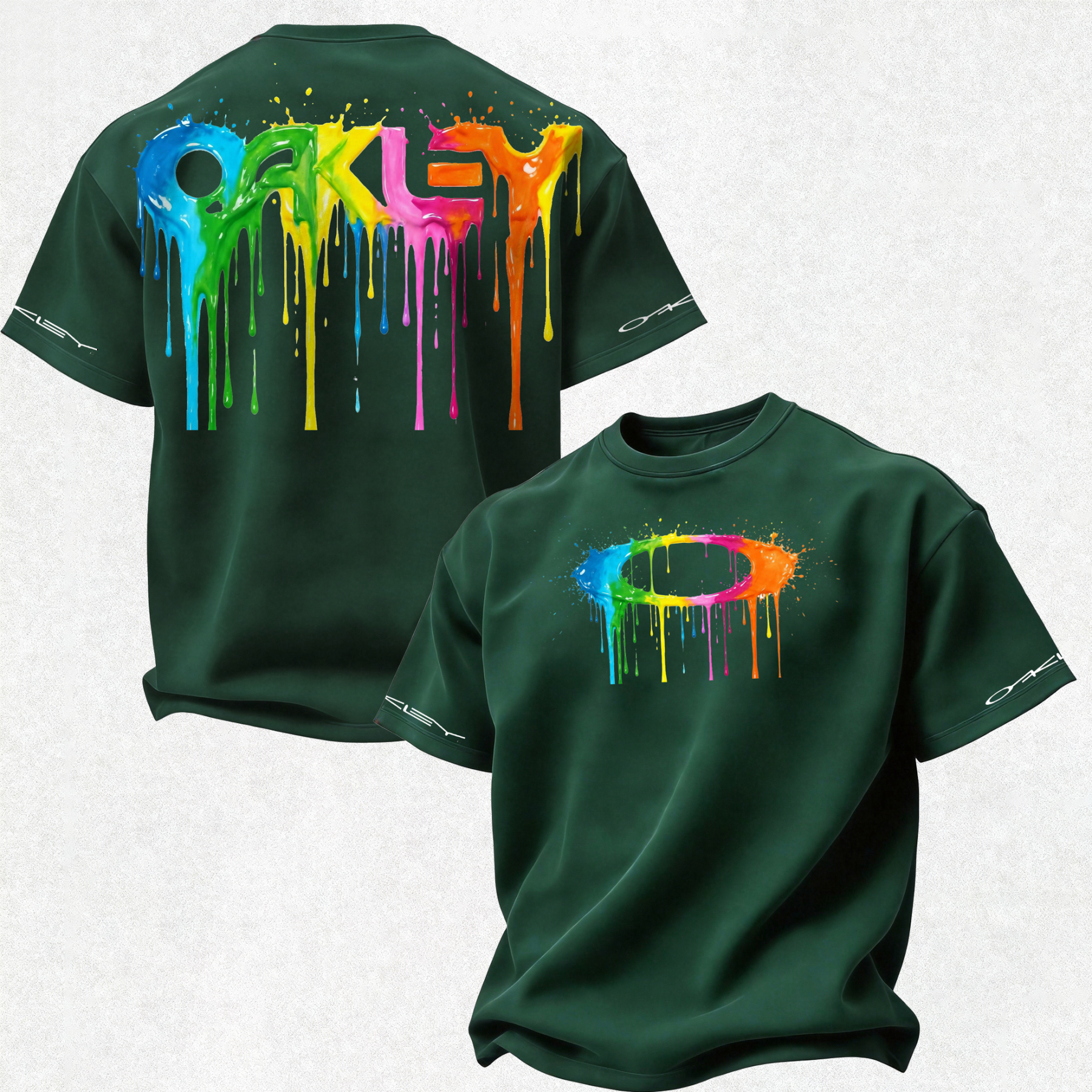 Oakley Printed Oversized Unisex T-shirt Image - 31
