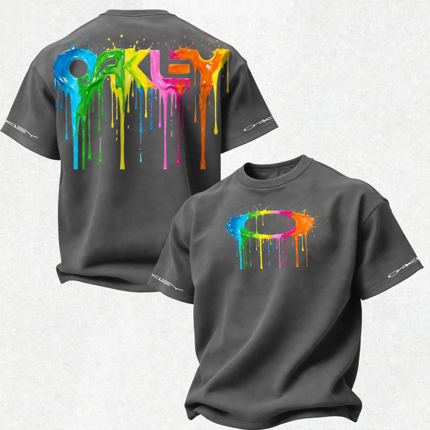 Oakley Printed Oversized Unisex T-shirt Image - 22