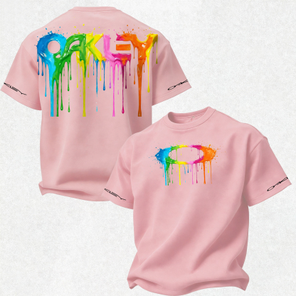 Oakley Printed Oversized Unisex T-shirt Image - 40