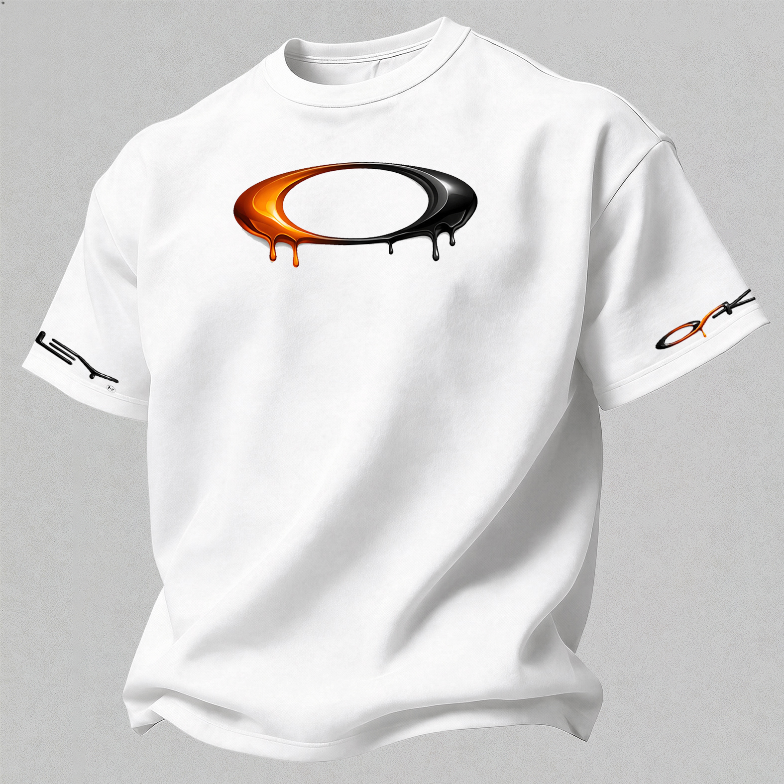 Youth Street Style Printed Oversized Unisex T-shirt Image - 2
