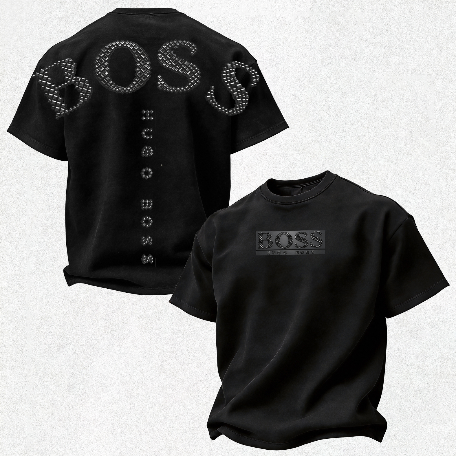 Casual Street Fashion Printed Oversized Unisex T-shirt Image - 1