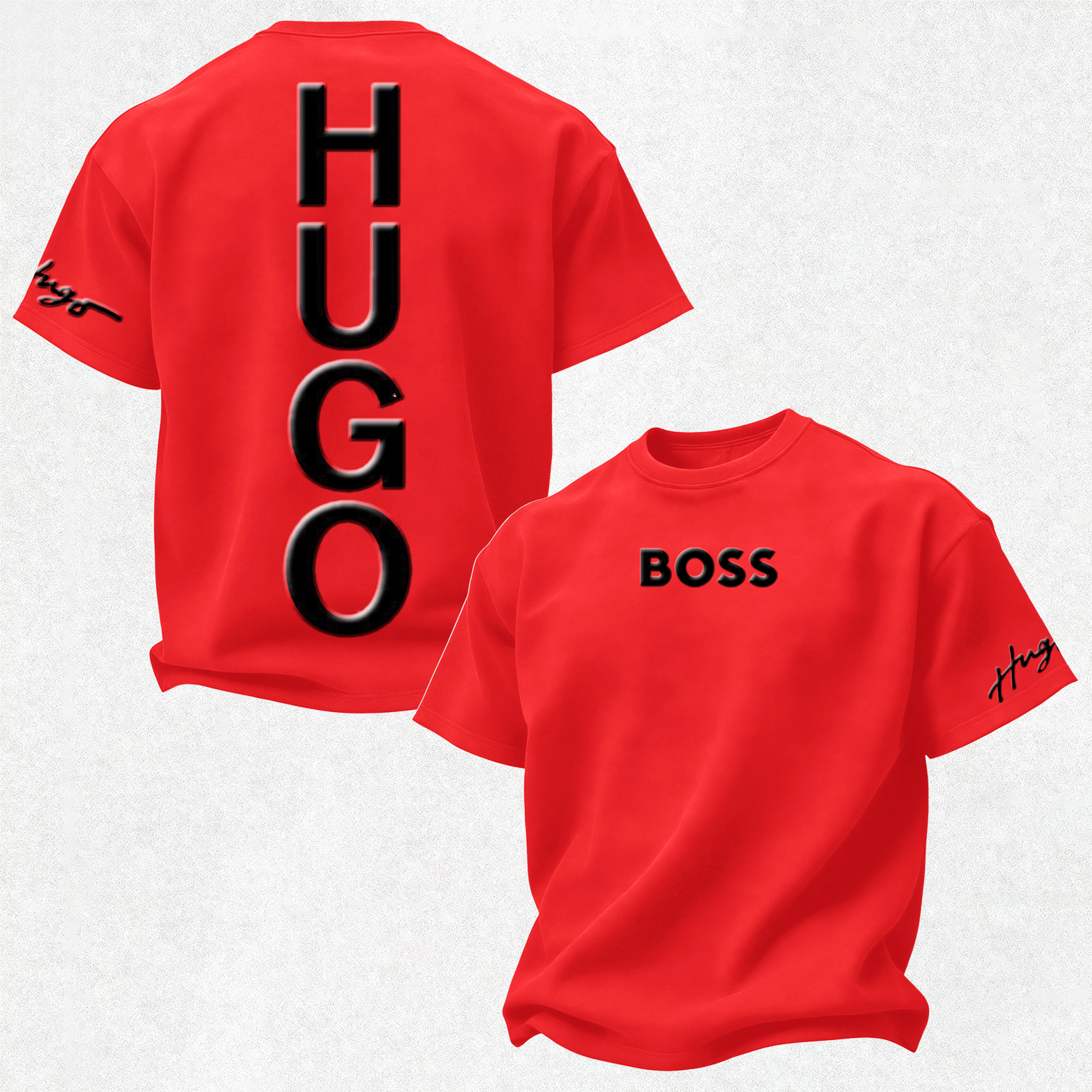 Casual Breathable Printed Oversized Unisex T-shirt Image - 1