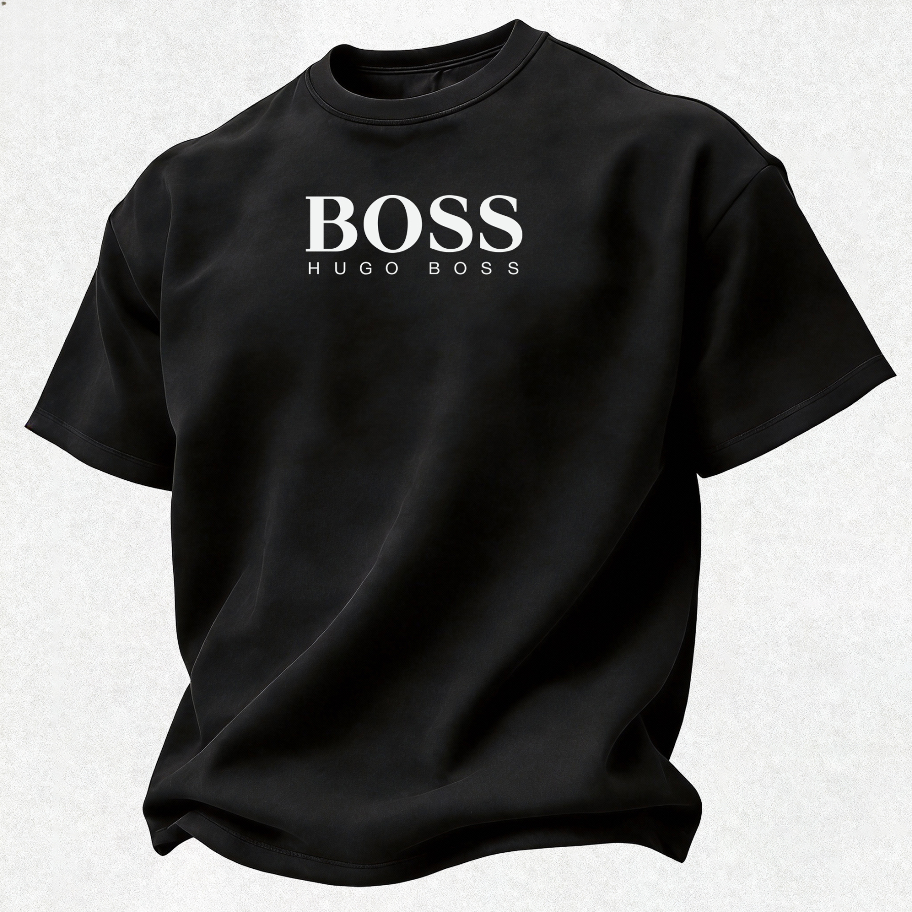 Hugo Boss Printed Oversized Unisex T-shirt Image - 5