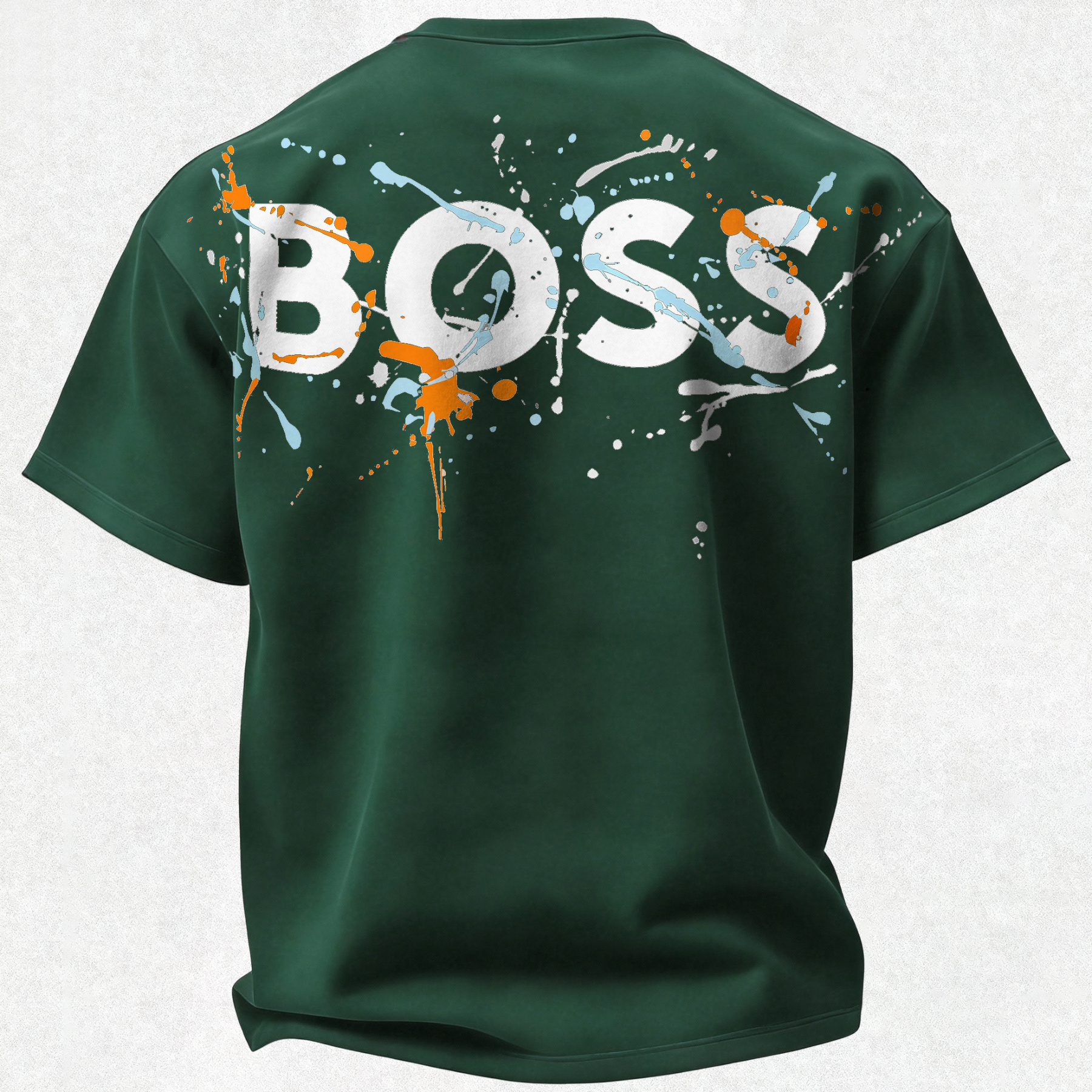 Hugo Boss Printed Oversized Unisex T-shirt Image - 18