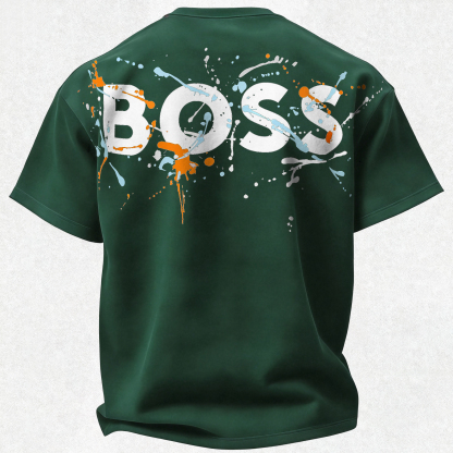 Hugo Boss Printed Oversized Unisex T-shirt Image - 18
