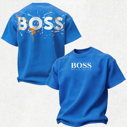 Hugo Boss Printed Oversized Unisex T-shirt Image - 19