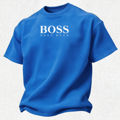 Hugo Boss Printed Oversized Unisex T-shirt Image - 20