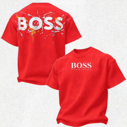 Hugo Boss Printed Oversized Unisex T-shirt Image - 22