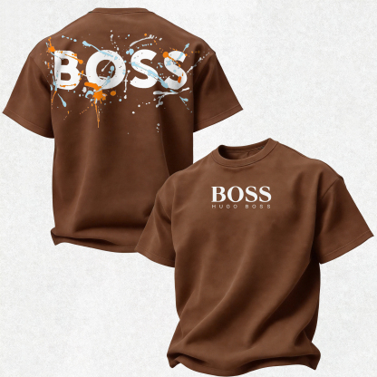 Hugo Boss Printed Oversized Unisex T-shirt Image - 37
