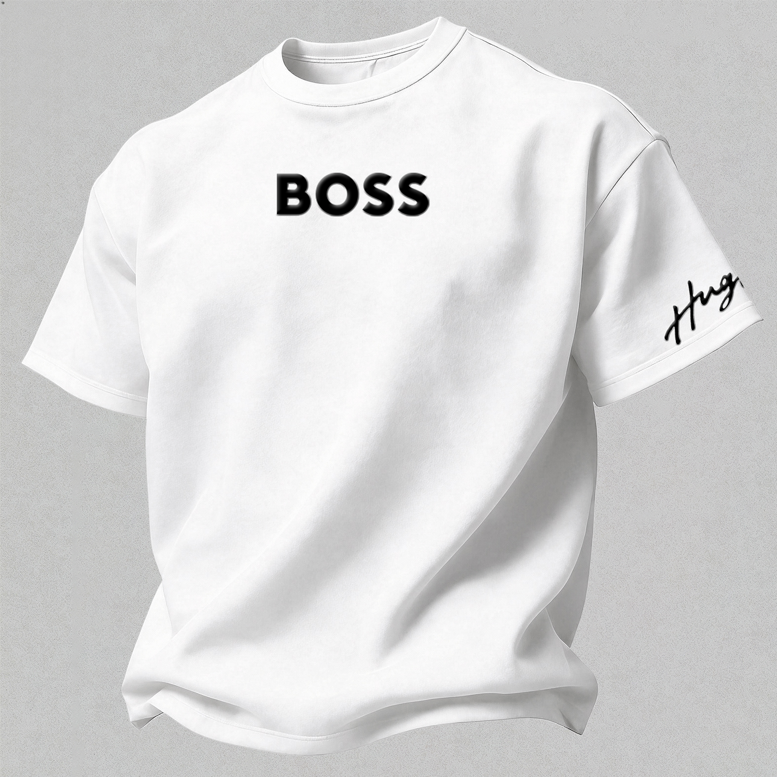 Casual Breathable Printed Oversized Unisex T-shirt Image - 8