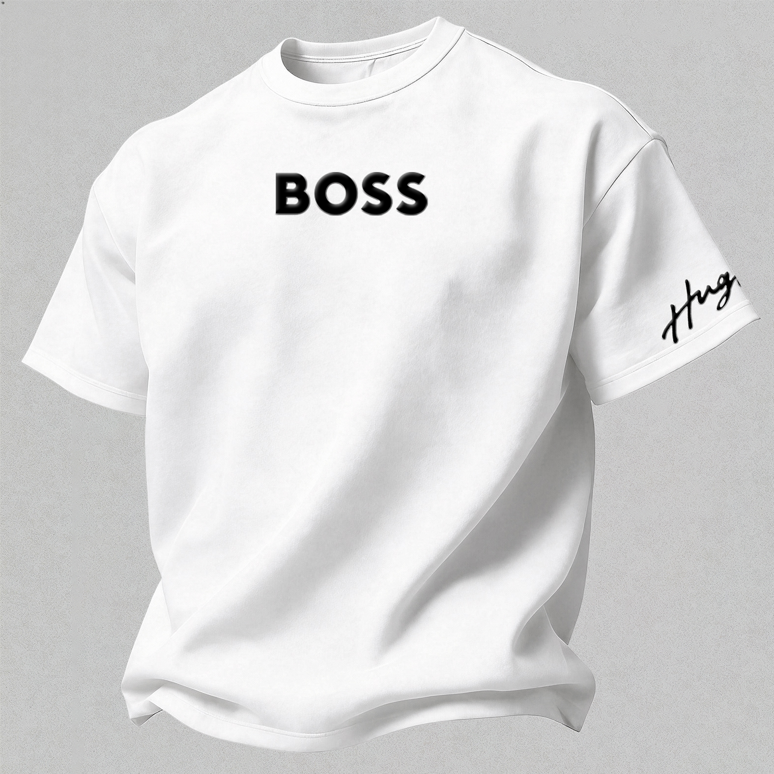 Casual Breathable Printed Oversized Unisex T-shirt Image - 8