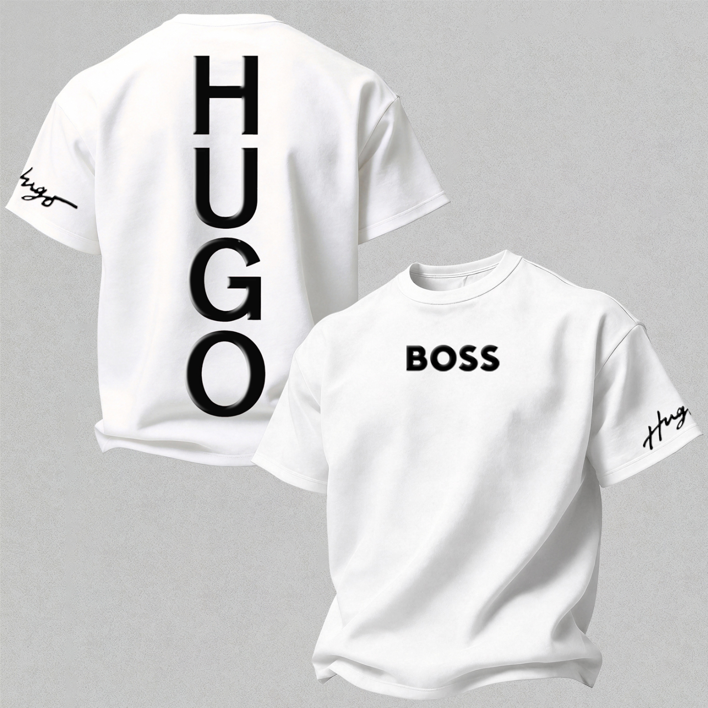 Casual Breathable Printed Oversized Unisex T-shirt Image - 7