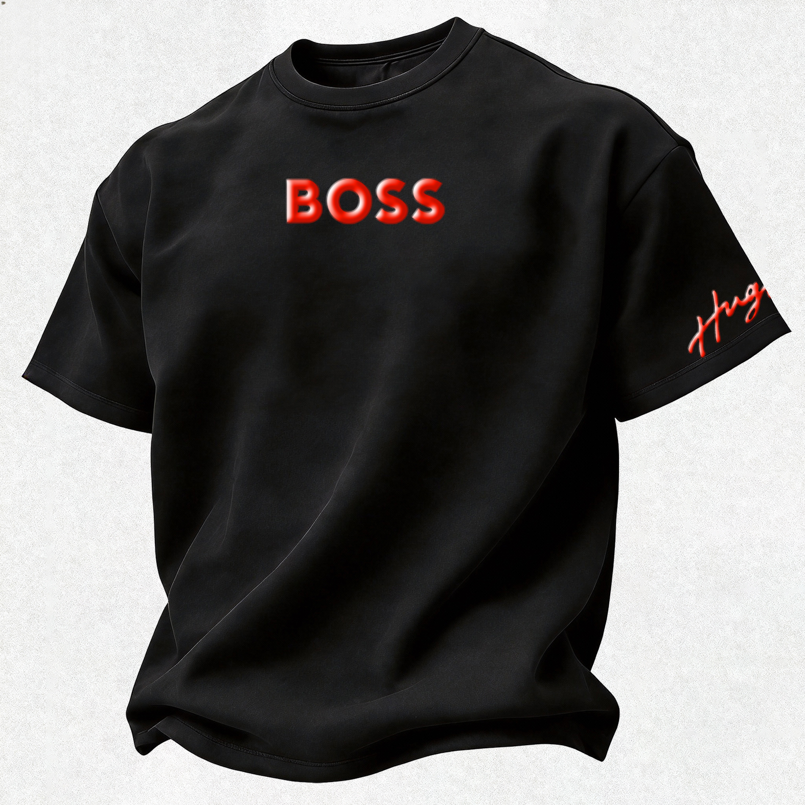 Casual Breathable Printed Oversized Unisex T-shirt Image - 5