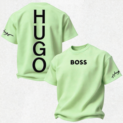 Casual Breathable Printed Oversized Unisex T-shirt Image - 25