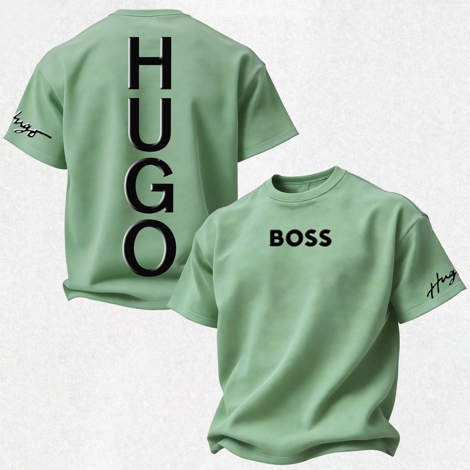 Casual Breathable Printed Oversized Unisex T-shirt Image - 22