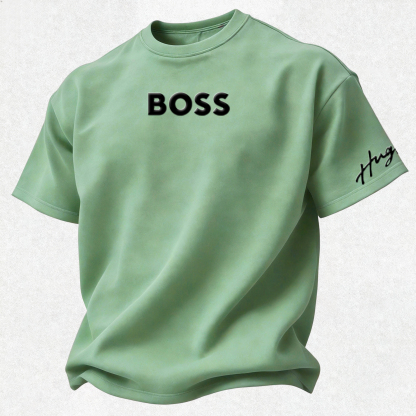 Casual Breathable Printed Oversized Unisex T-shirt Image - 23