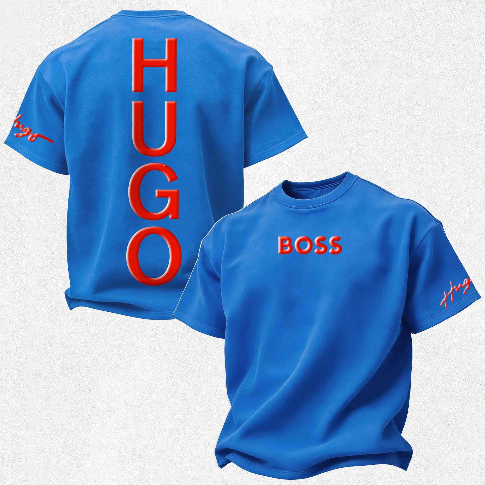 Casual Breathable Printed Oversized Unisex T-shirt Image - 16