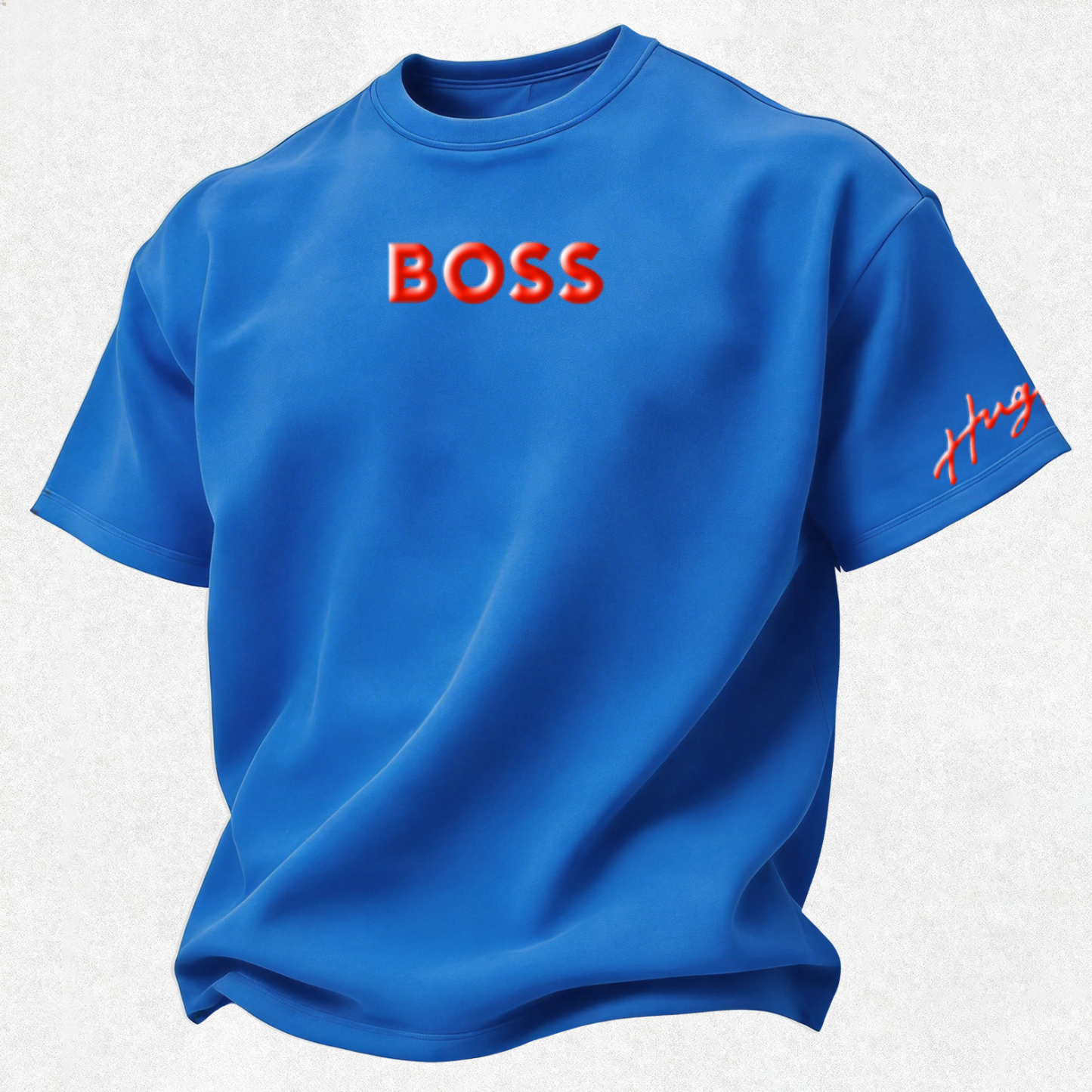 Casual Breathable Printed Oversized Unisex T-shirt Image - 17