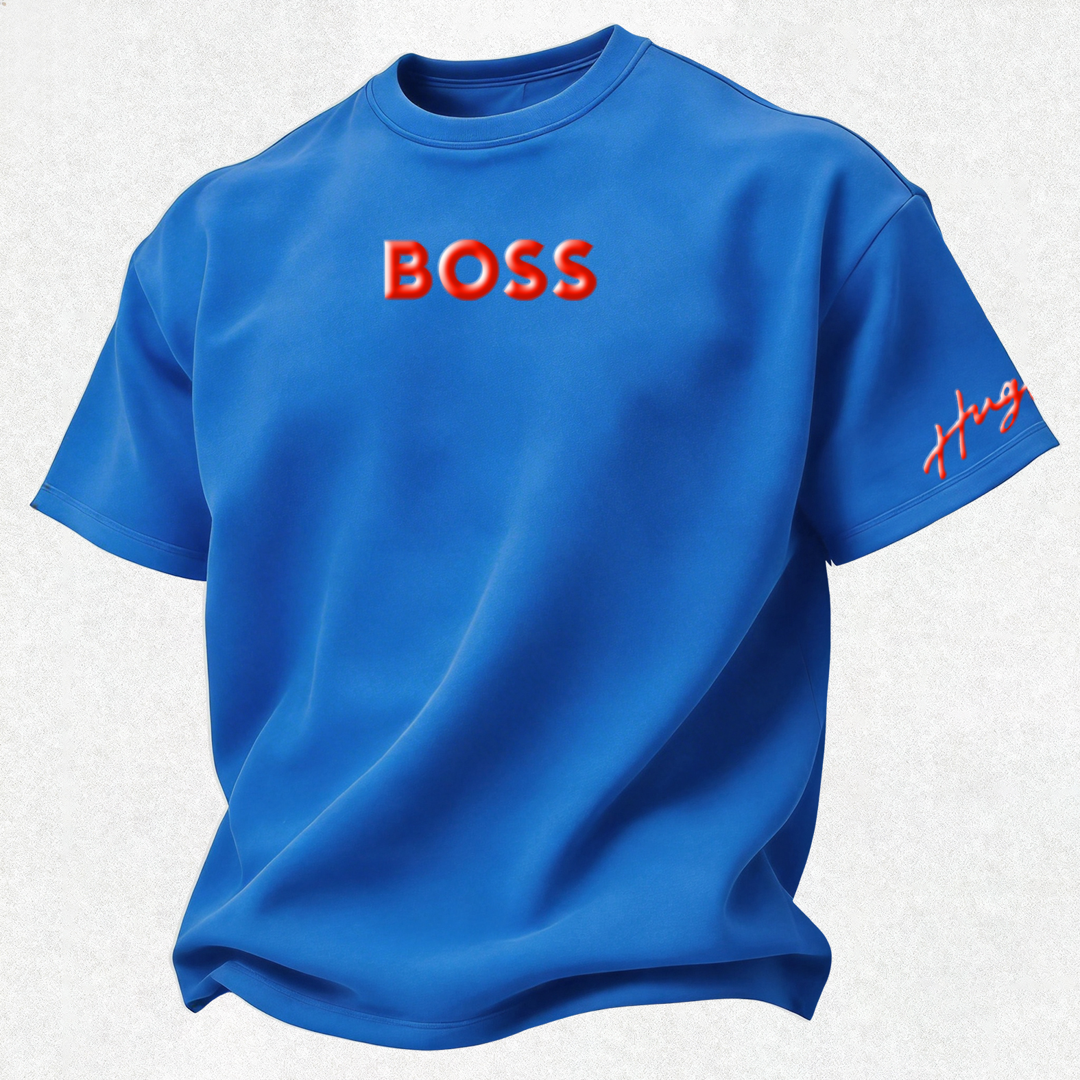 Casual Breathable Printed Oversized Unisex T-shirt Image - 17