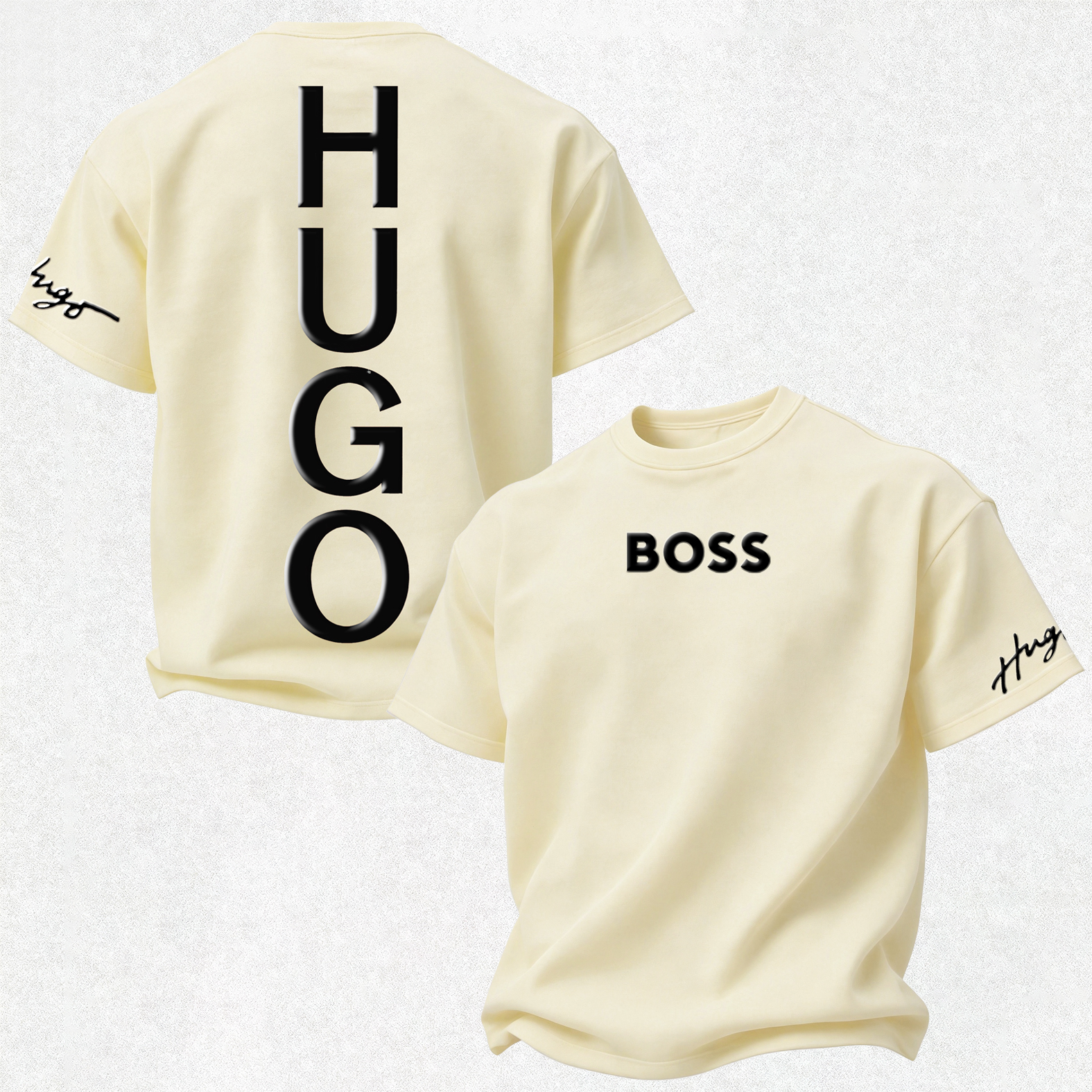 Casual Breathable Printed Oversized Unisex T-shirt Image - 31