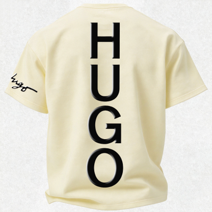 Casual Breathable Printed Oversized Unisex T-shirt Image - 33