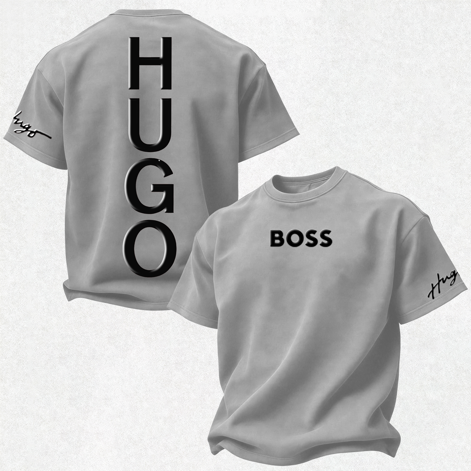 Casual Breathable Printed Oversized Unisex T-shirt Image - 43
