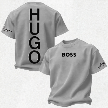 Casual Breathable Printed Oversized Unisex T-shirt Image - 43