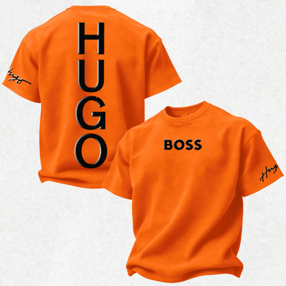 Casual Breathable Printed Oversized Unisex T-shirt Image - 19