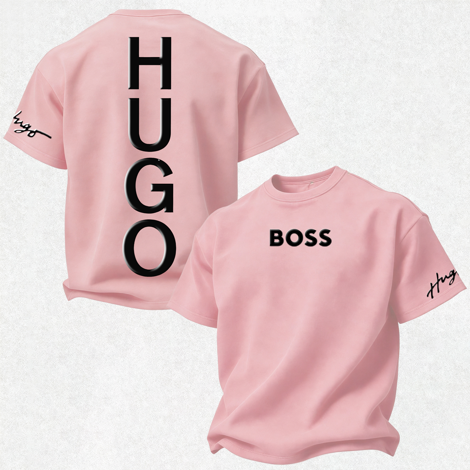 Casual Breathable Printed Oversized Unisex T-shirt Image - 28