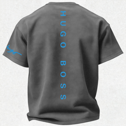 Street Casual Printed Oversized Unisex T-shirt Image - 33